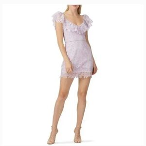 SAYLOR LILAC LACE DRESS • SZ XL